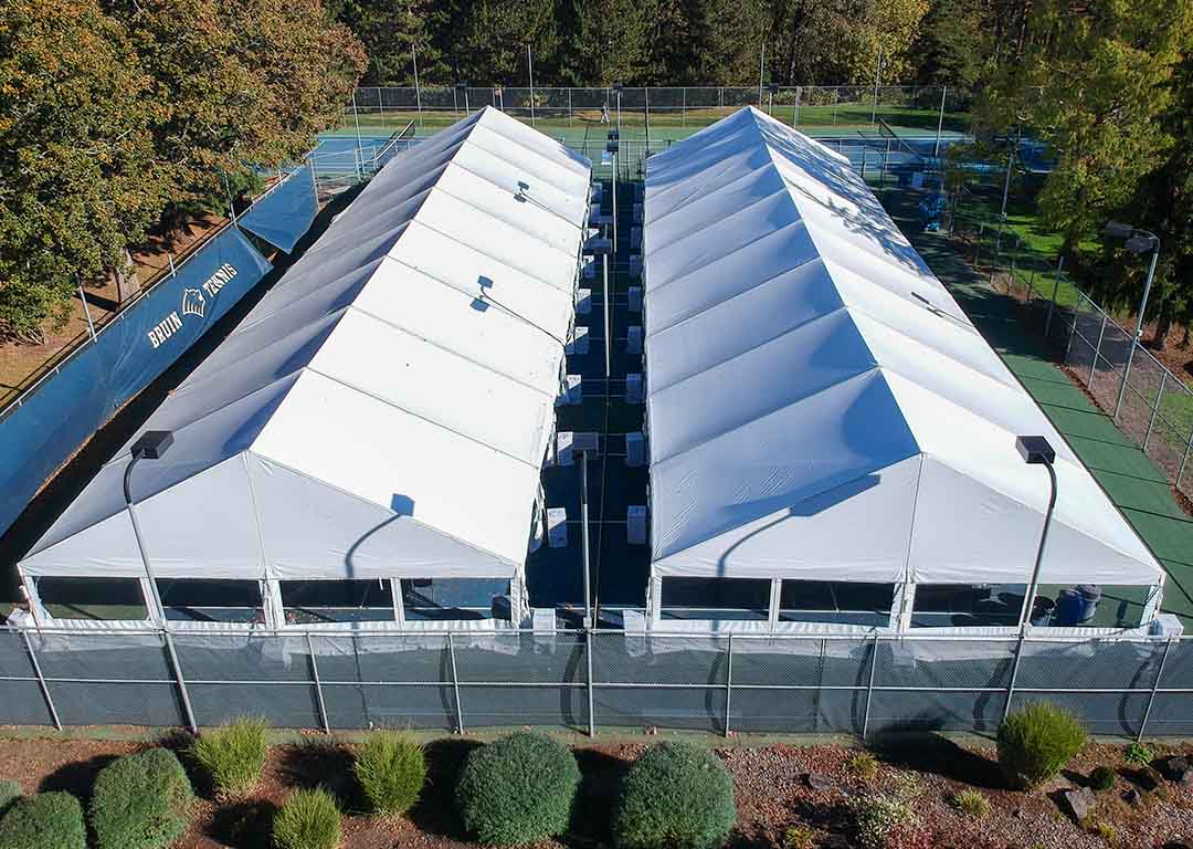 full strength tents at George Fox University